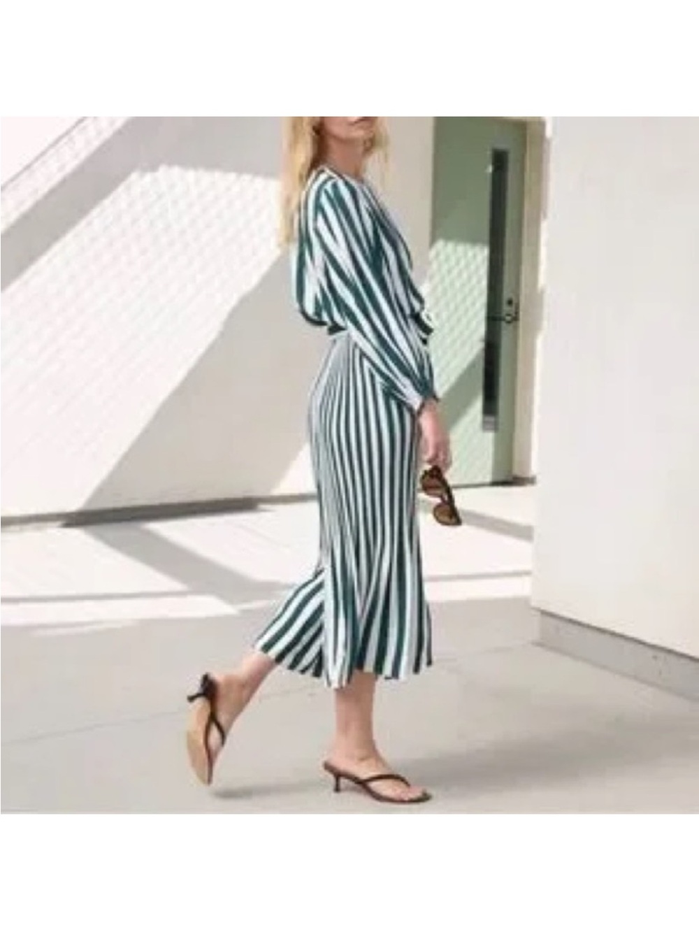 AYR The Who’s She pleated midi dress - Picture 5 of 7